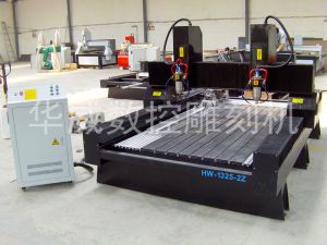 桂林阳朔县双头立体多功能石材雕刻机HW-1325-2Z